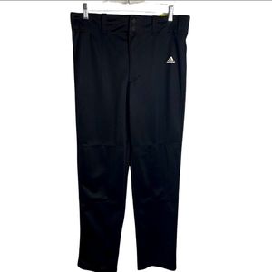 Adidas Men Slim Cleat Cut Soil Release Pants Baseball Black Size Large